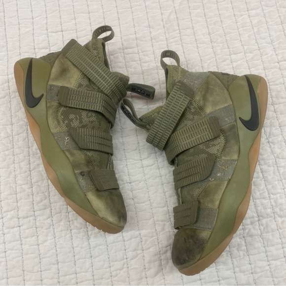 Nike Lebron Soldier 11 Basketball Shoes Camo - Picture 2 of 11